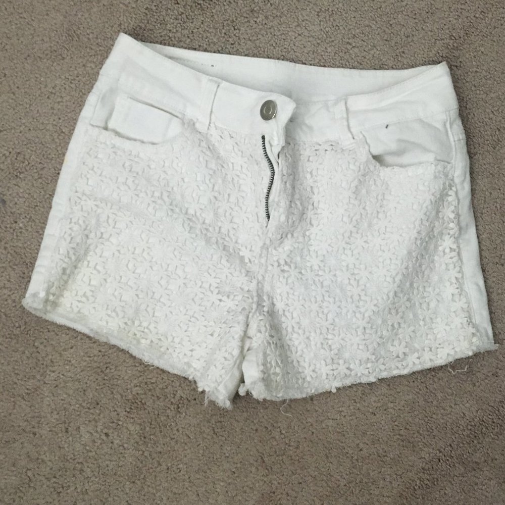 White shorts